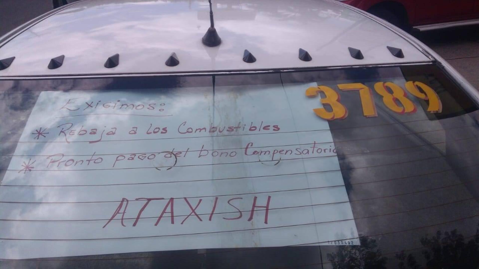 protesta de taxistas