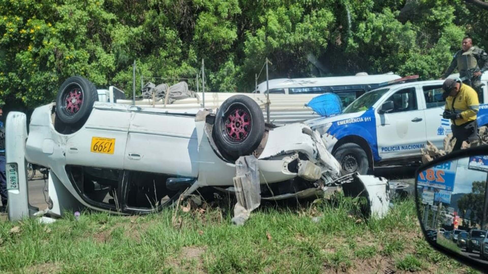 taxi accidentado honduras