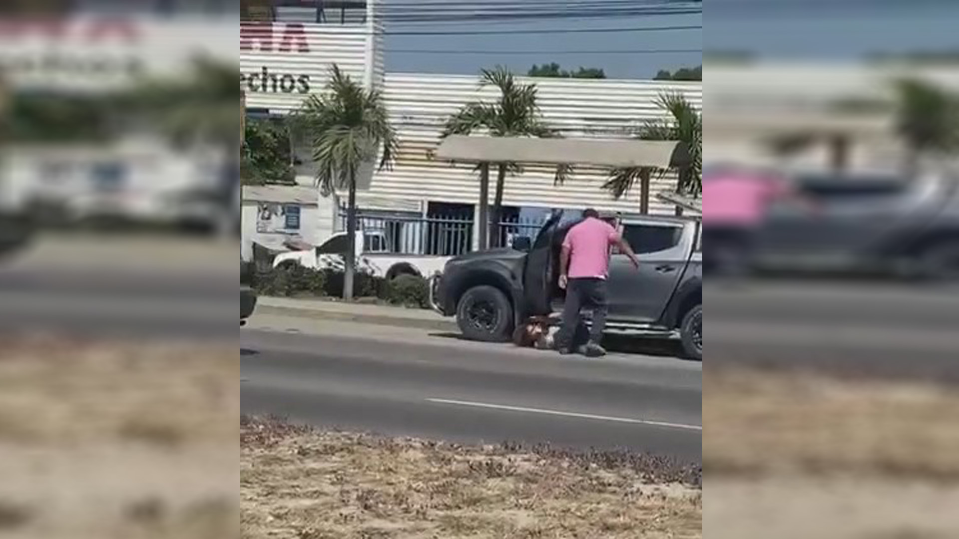 hombre golpea mujer en SPS