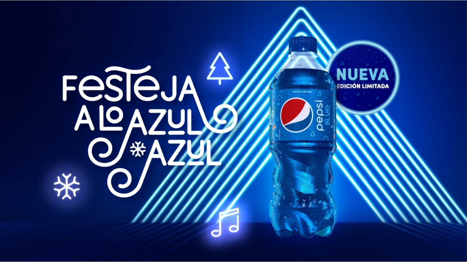 EDICIÓN LIMITADA Festeja a lo azul con la nueva Pepsi Blue