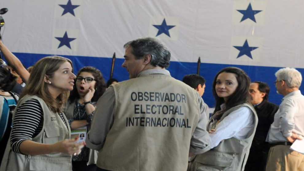 observadores elecciones honduras