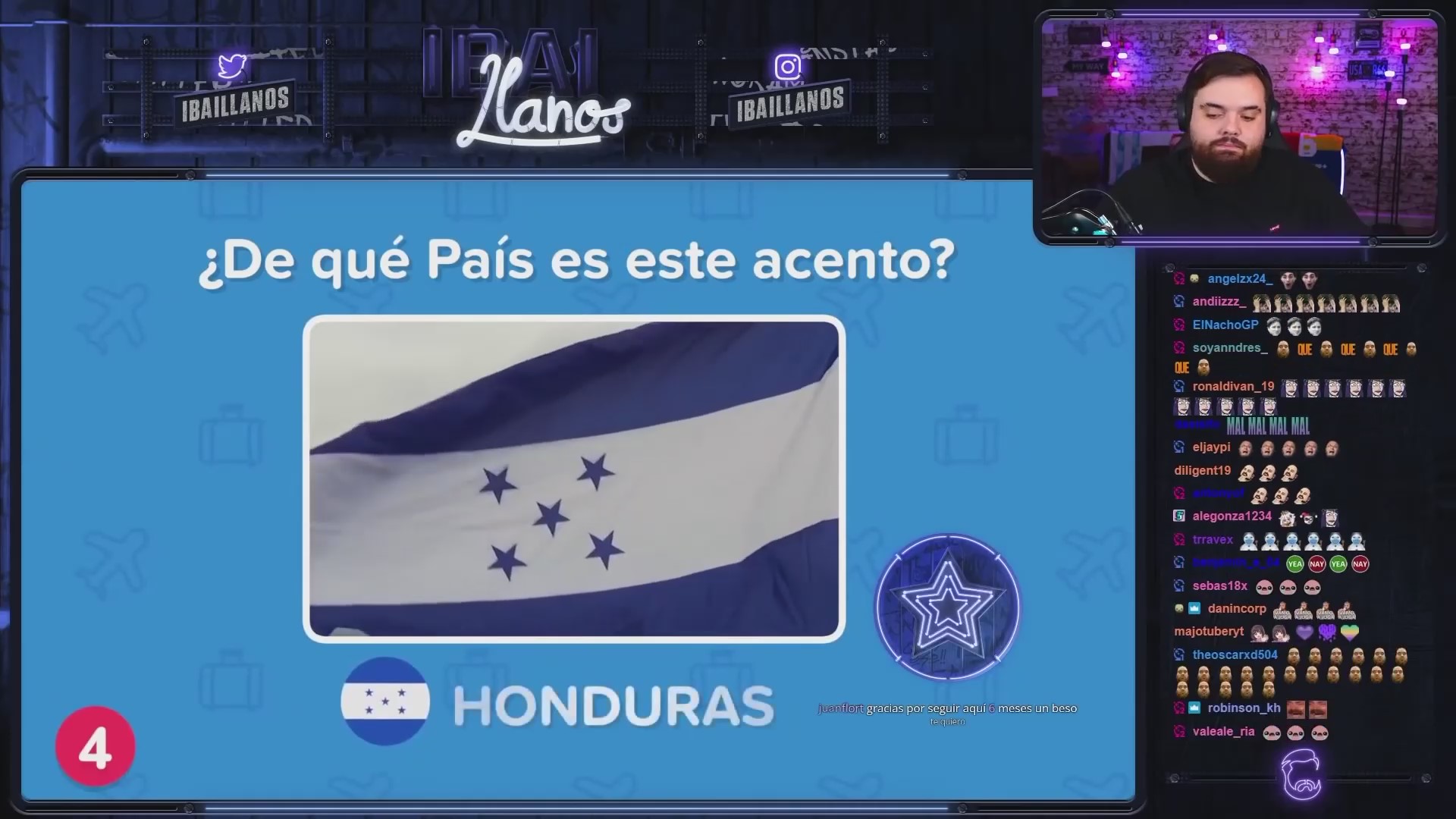 ibai llanos acento hondureño