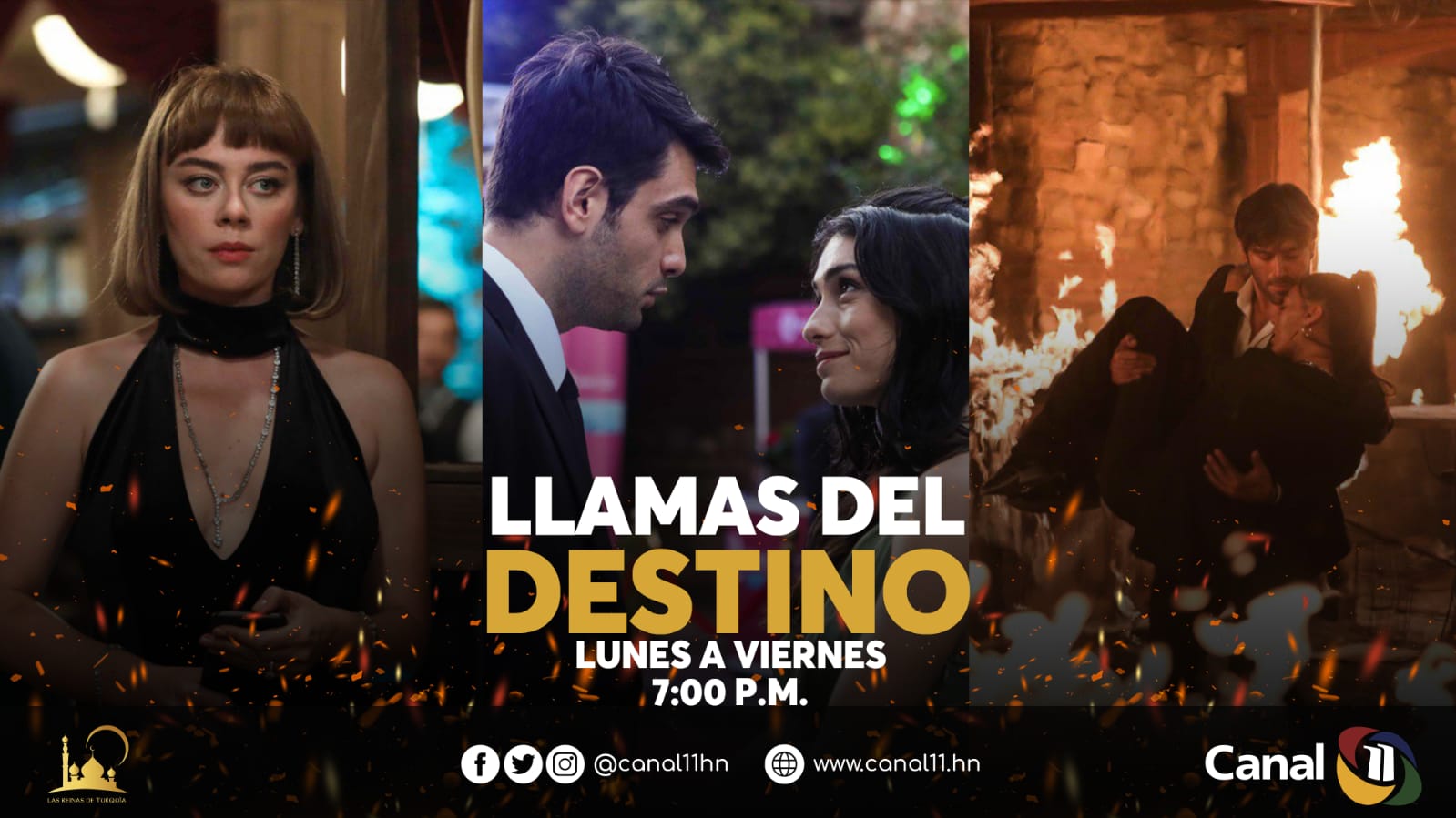 ¡Descubre! Llamas Del Destino, la nueva novel turca de Canal 11