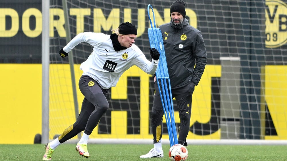 erling haaland entrenamiento