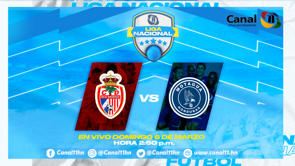 real sociedad motagua canal 11