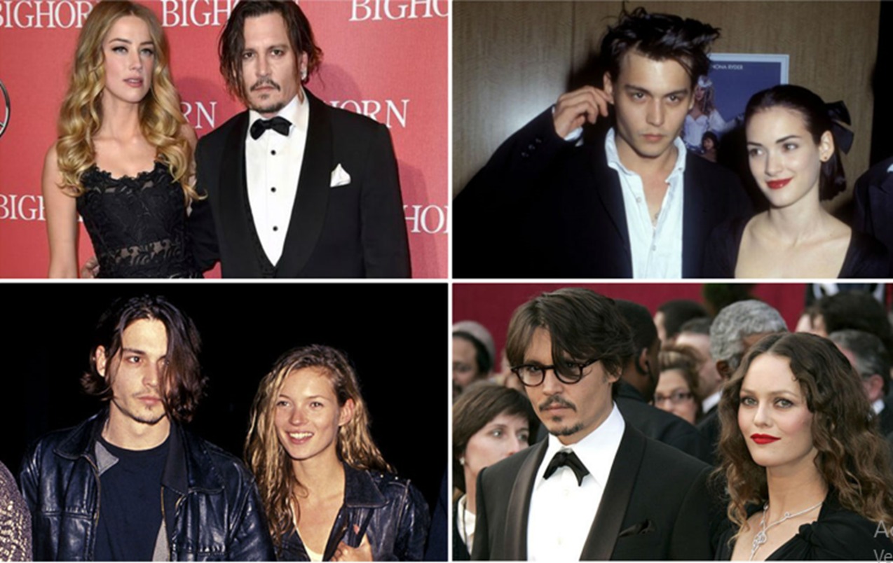 Johnny Depp, es una pareja ejemplar para sus antiguas novias.