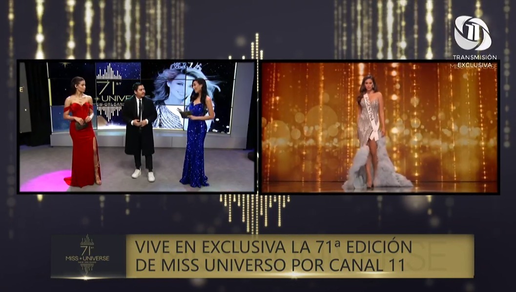 Canal 11 el ganador de la noche en Miss Universo con su exitosa