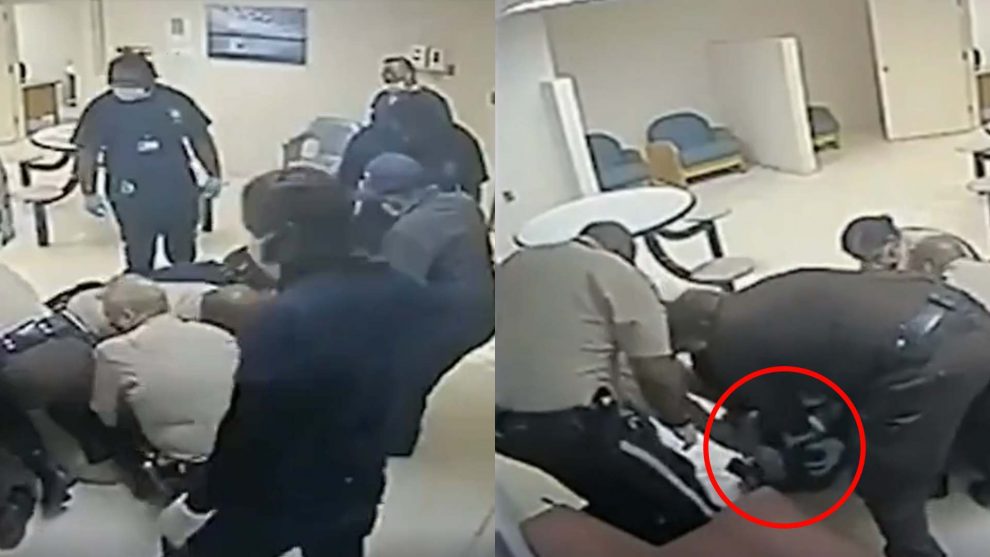 policias asfixian reoafroamericano