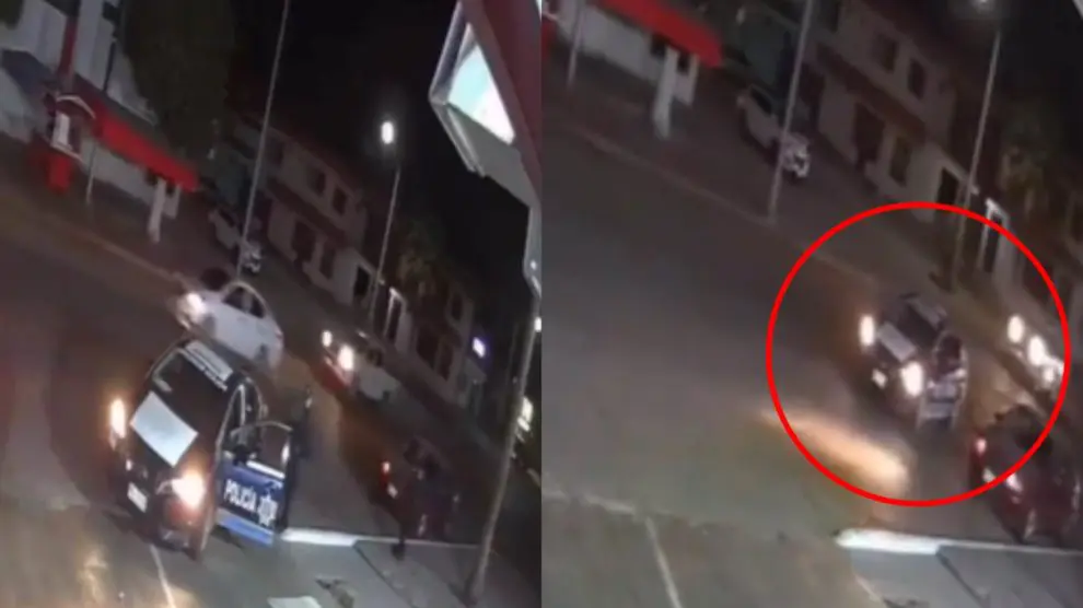 video de asesino en plaza