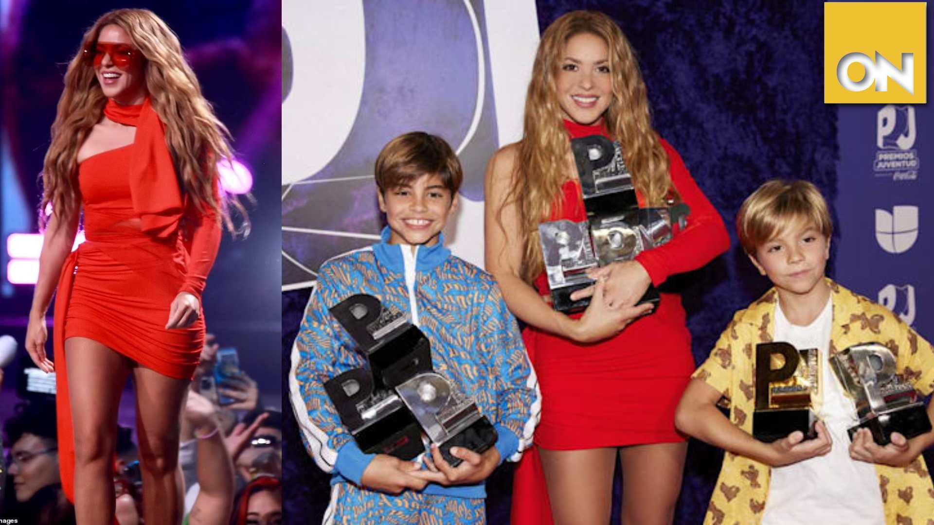Shakira en los premios juventud