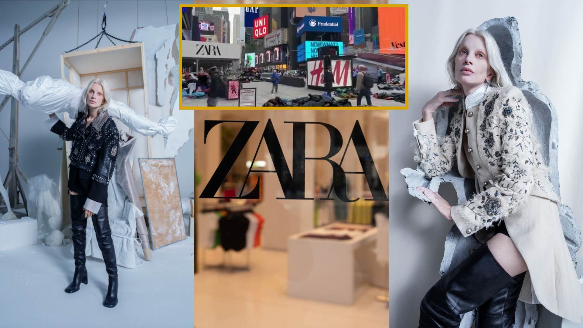 Estadounidenses tiran ropa de Zara en protesta a la marca