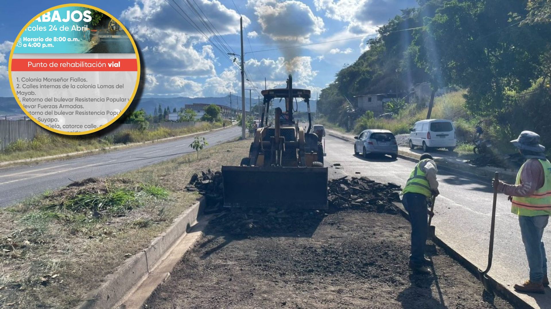 Evite el tráfico AMDC anuncia calles en reparación en Tegucigalpa y Comayagüela
