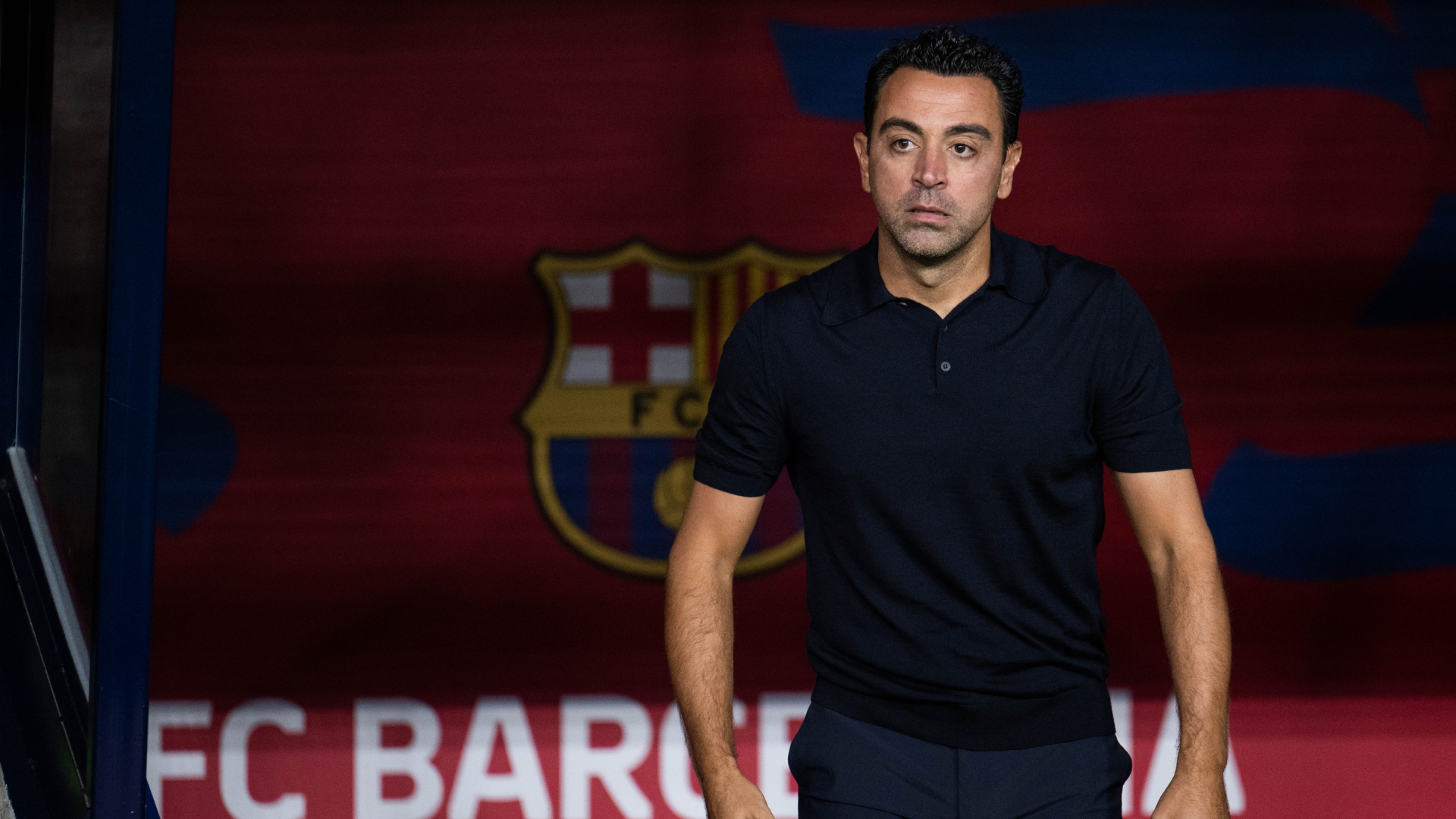 Xavi el entrenador del Barcelona no quiso entrar este martes en polémicas con el director técnico del París Saint-Germain