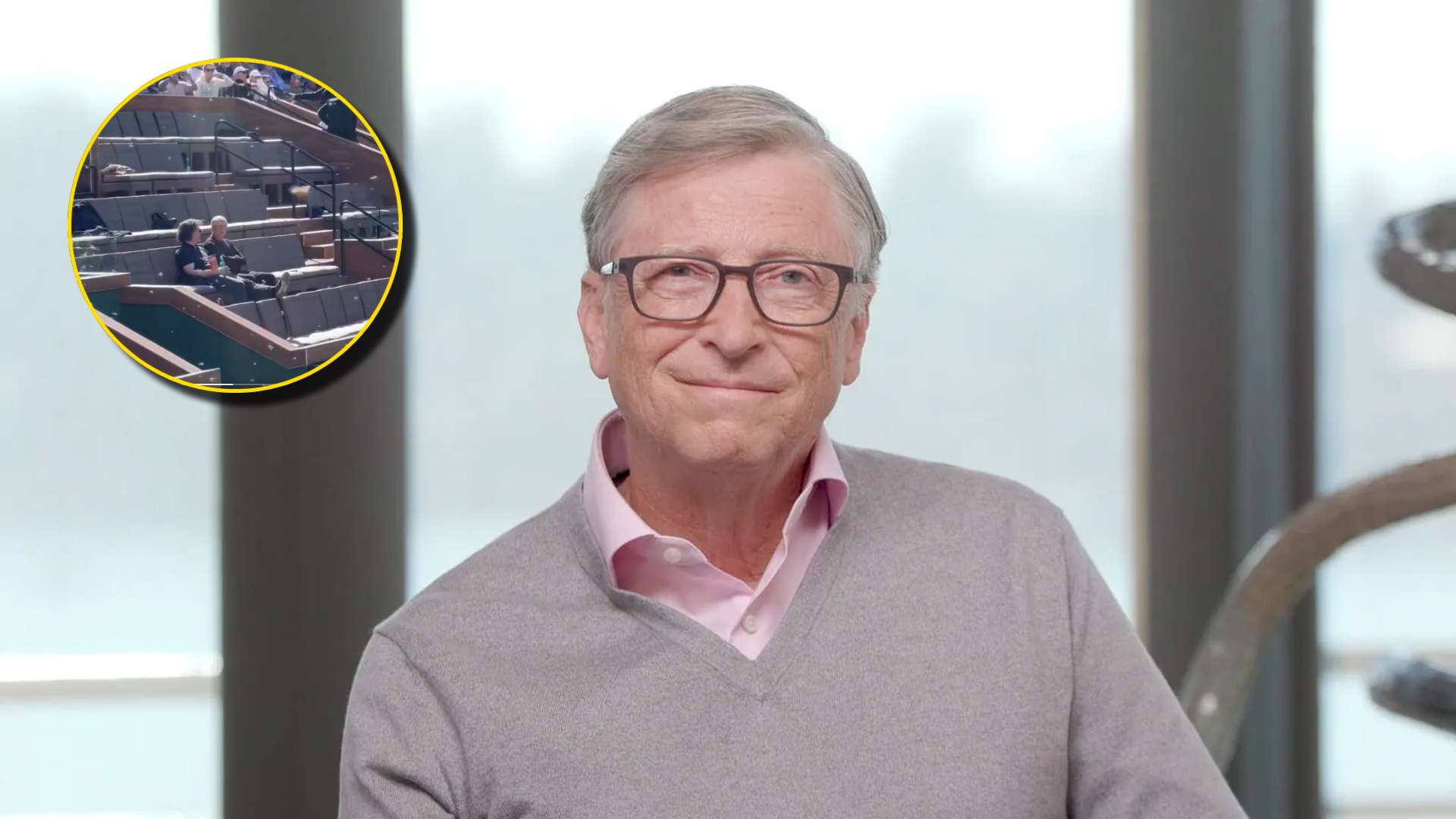 Bill Gates captado en medio de enjambre de abejas