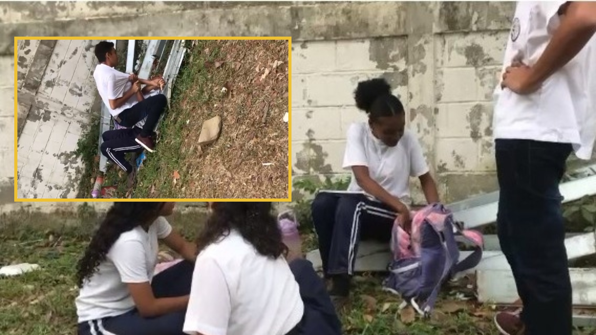 Polémica por video de estudiante varón peleando con una compañera en Cortés