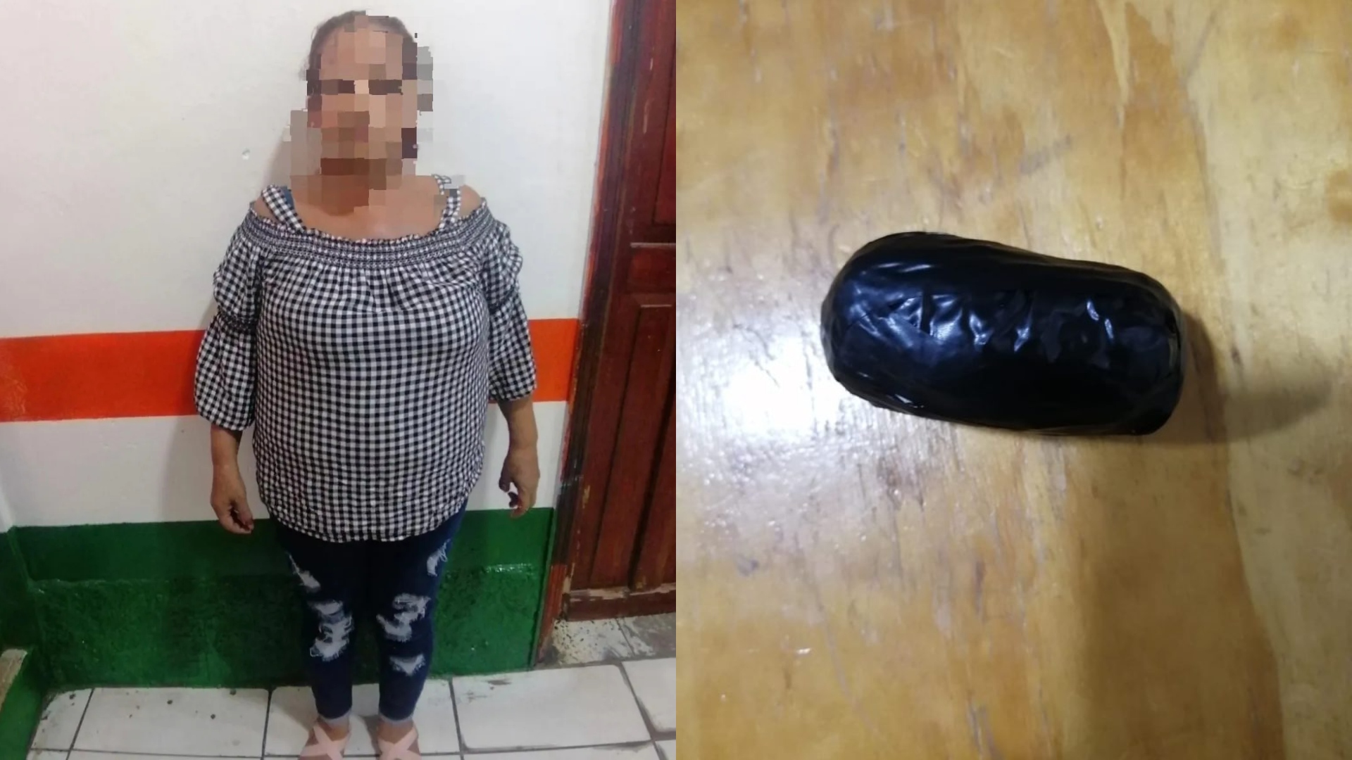 Mujer detenida por intentar introducir droga en sus partes íntimas en una cárcel de Puerto Cortés