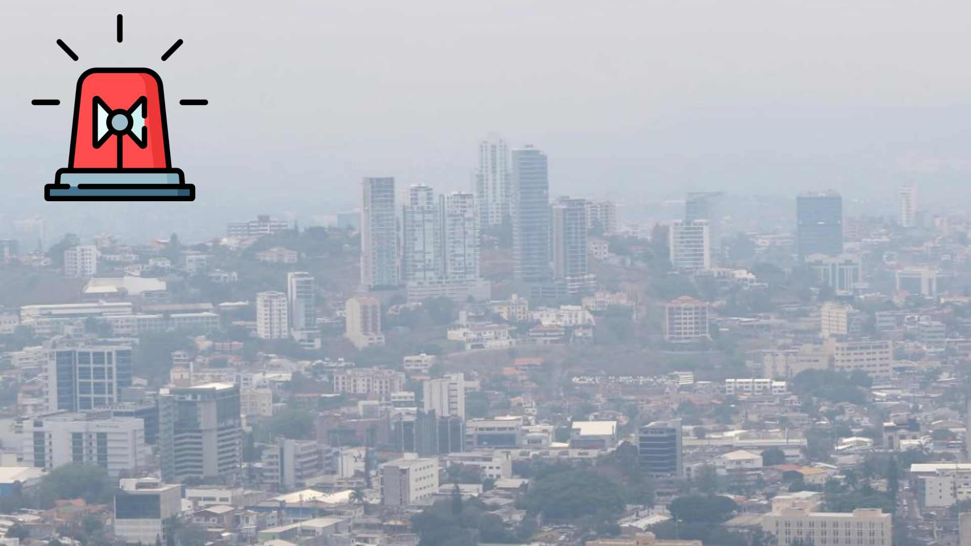 ¿Seguirá el humo?| Elevan alertas ante alta y permanente contaminación ambiental en Honduras
