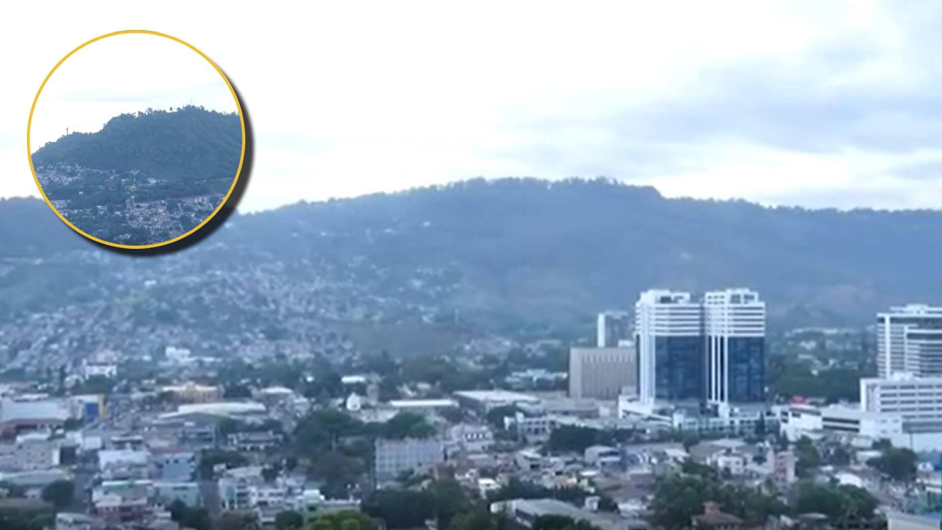 ¿Mejoró la calidad de aire? Cielo más despejado en Tegucigalpa tras las lluvias