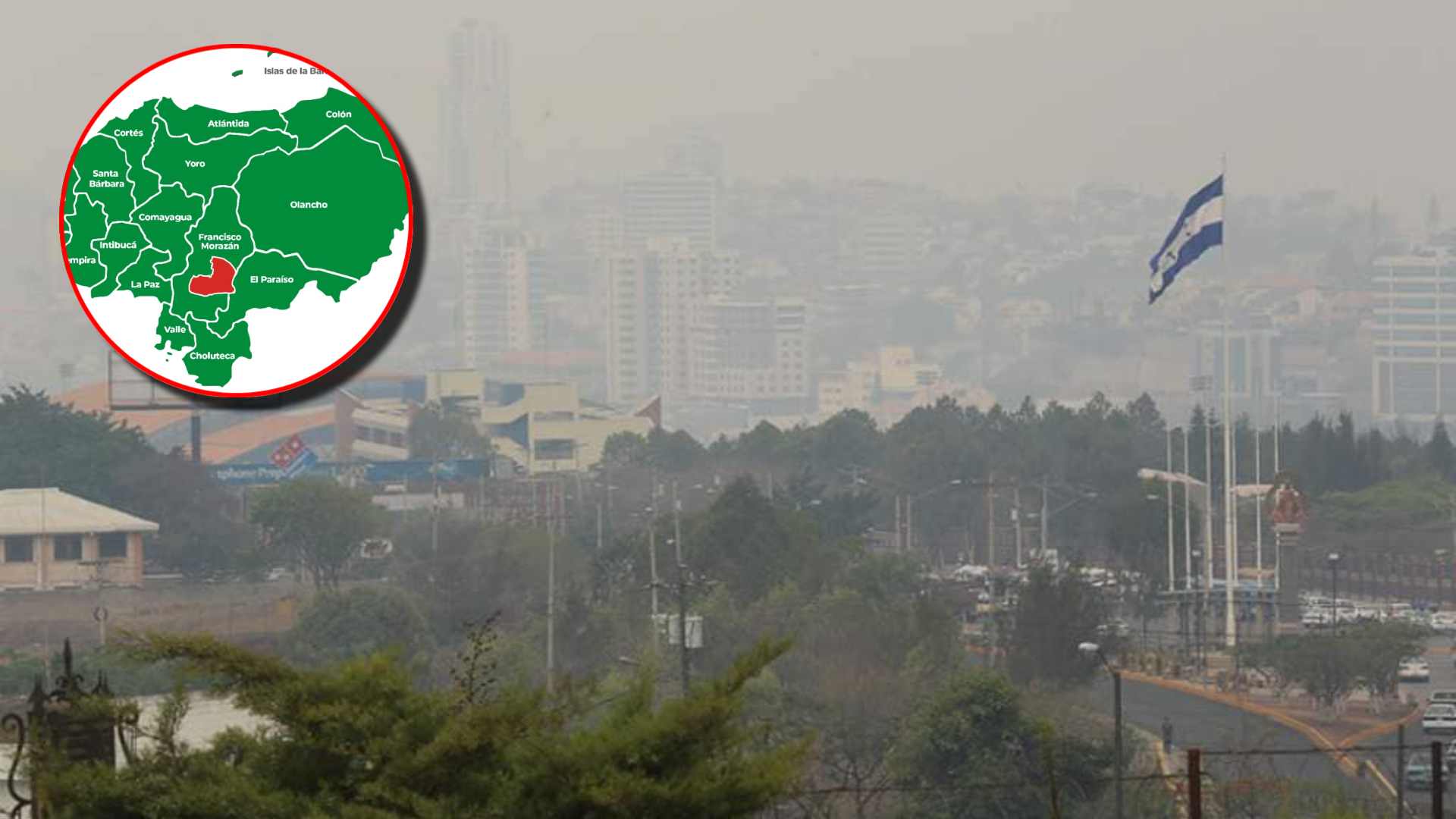 ¿Cuál es el nivel de contaminación hoy en Tegucigalpa?