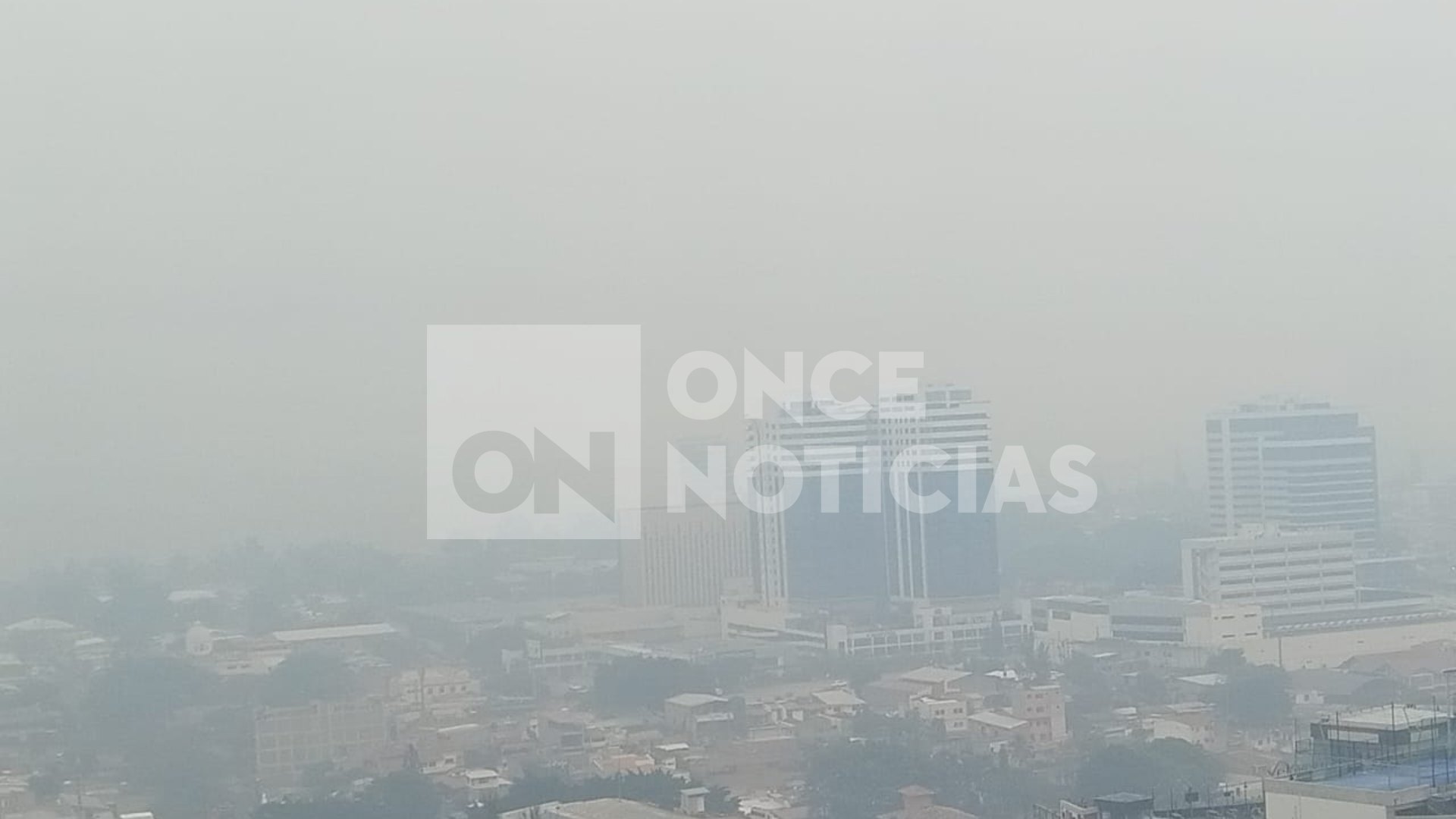 Contaminación en Honduras por densa capa de humo