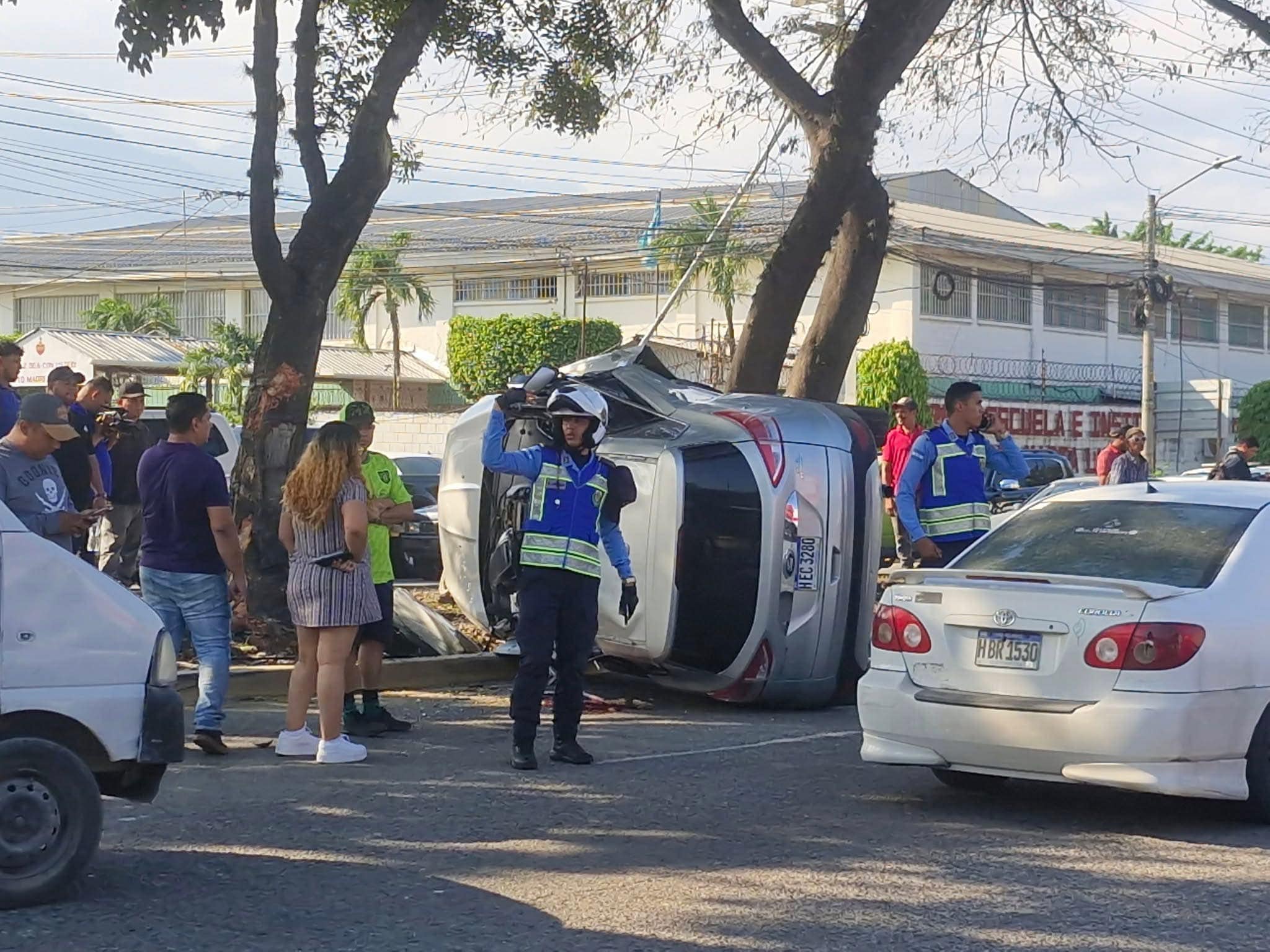 Difunden video del fatal accidente en el que murió taxista VIP en San Pedro Sula