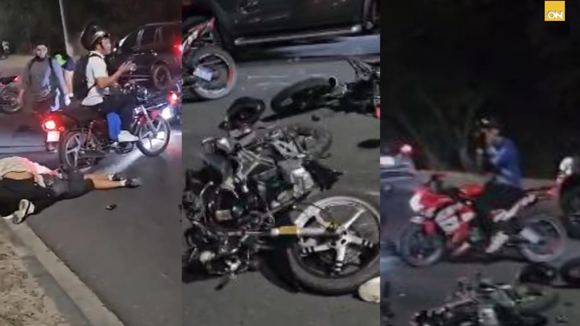 Motociclistas resultan heridos en piques clandestinos en Tegucigalpa